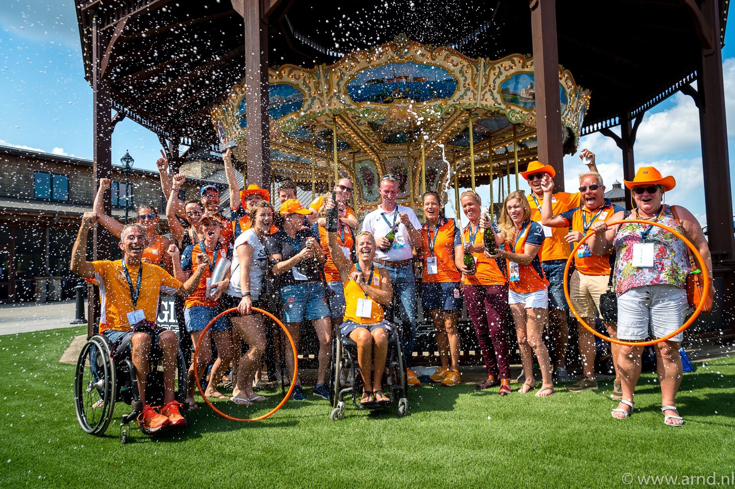 Team Netherlands celebration