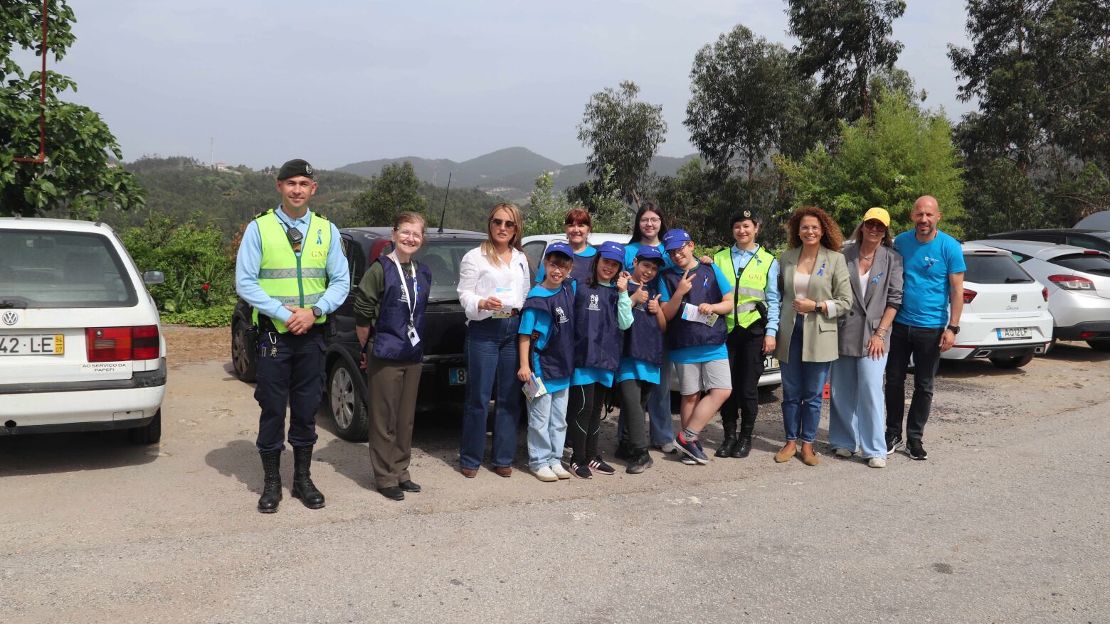 Castelo de Paiva: Opera&ccedil;&atilde;o "Abra&ccedil;o Azul" sensibiliza condutores para a preven&ccedil;&atilde;o dos maus-tratos infantis