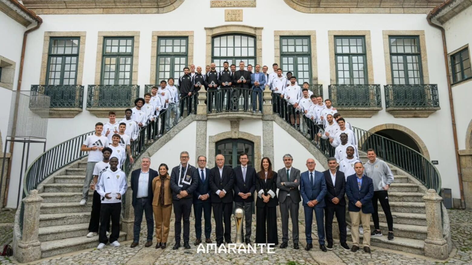 Amarante FC: Munic&iacute;pio homenageia campe&otilde;es da Liga 3 ap&oacute;s subida hist&oacute;rica &agrave; Liga Portugal 2
