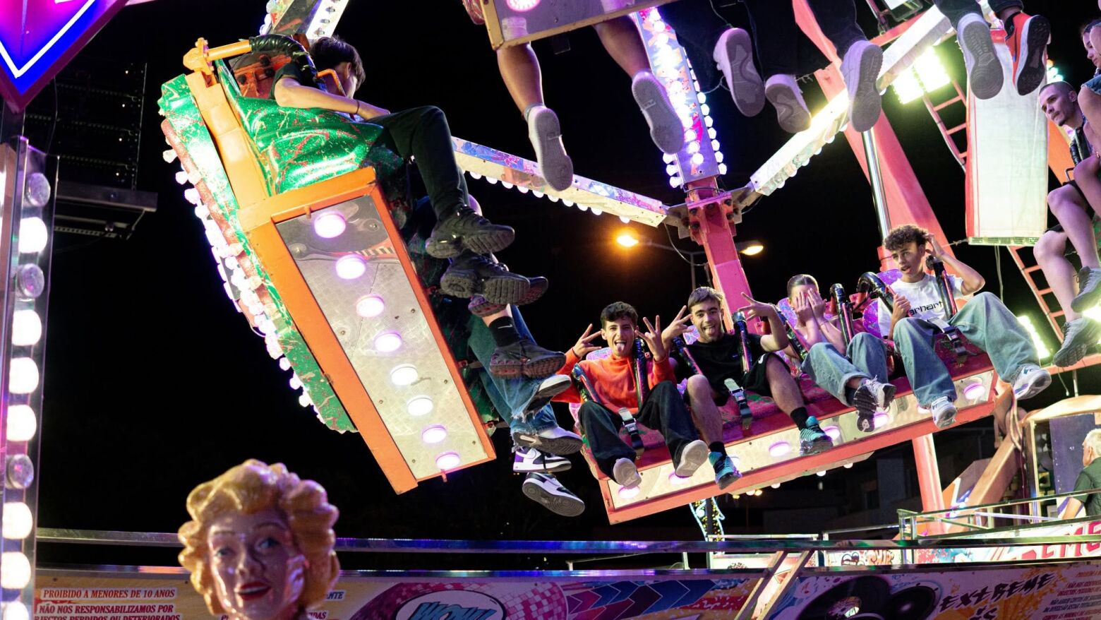Parque de Diversões enche o Largo da Feira e completa as Festas do Marco