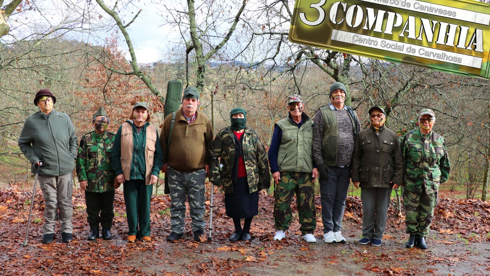 Centro Social de Carvalhosa estreia no primeiro dia do ano a "3.&ordf; Companhia": Uma recria&ccedil;&atilde;o militar para a terceira idade