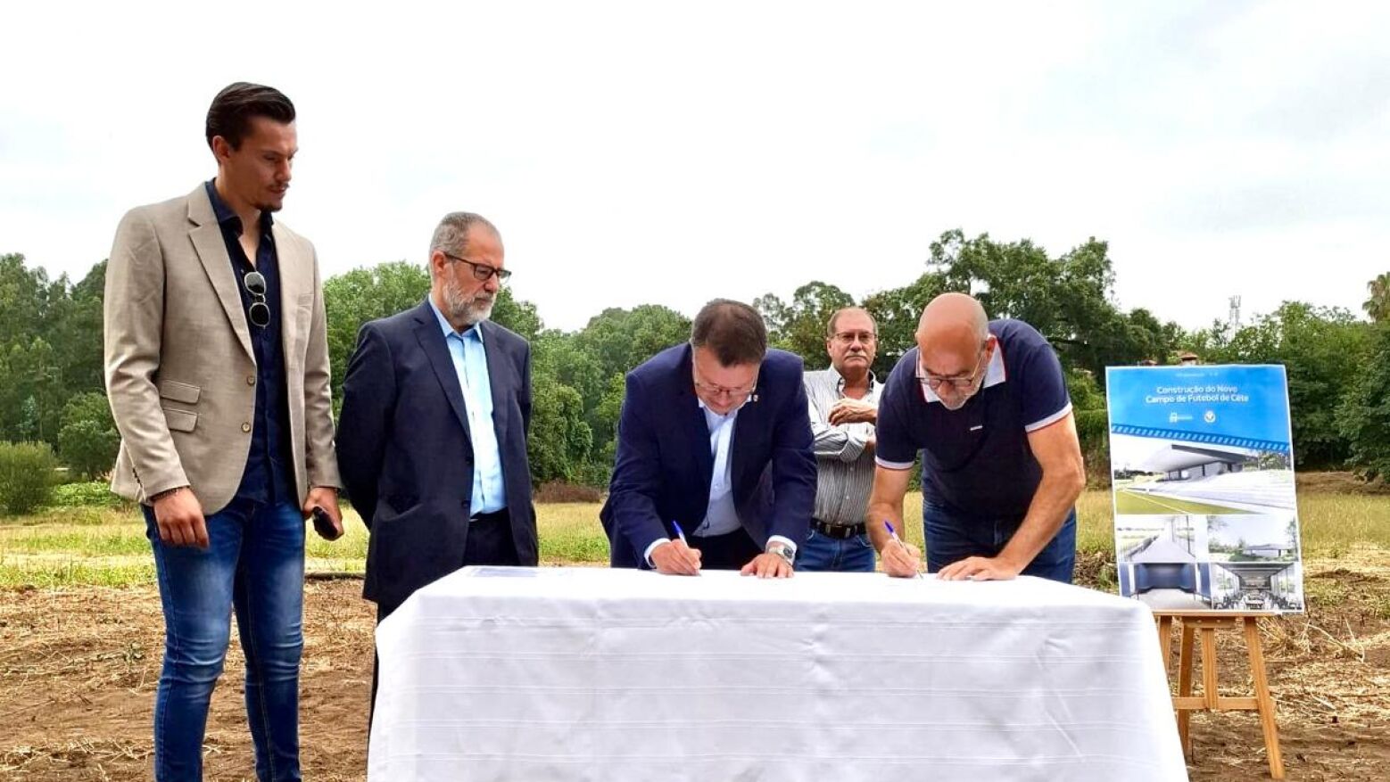 Município de Paredes inicia obra do novo Campo do Futebol Clube de Cete