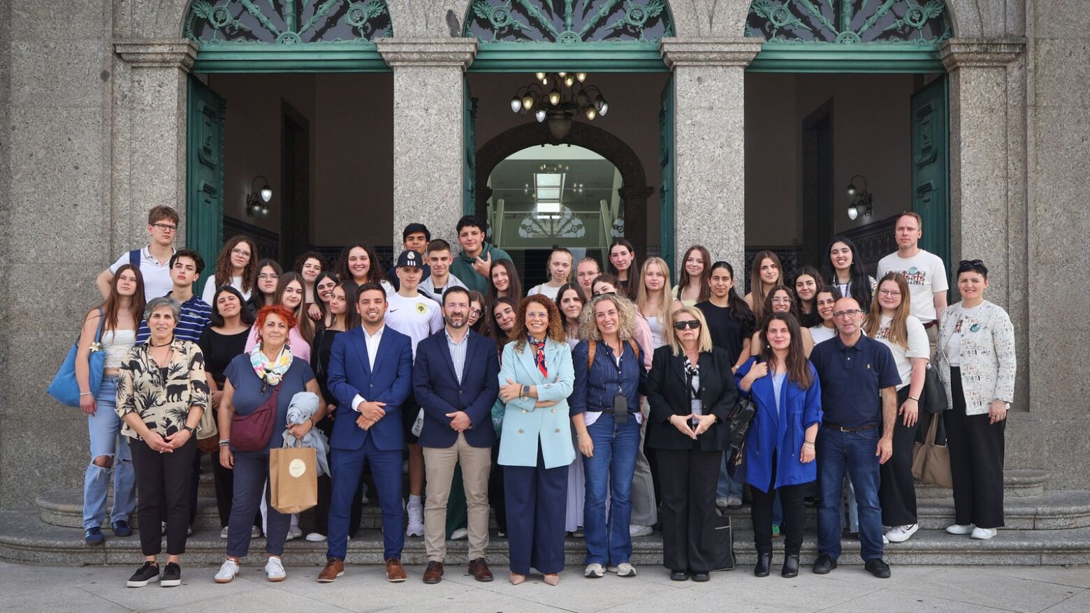 Castelo de Paiva recebeu comitiva de alunos e professores da Gr&eacute;cia e da Est&oacute;nia ao abrigo do programa Erasmus+