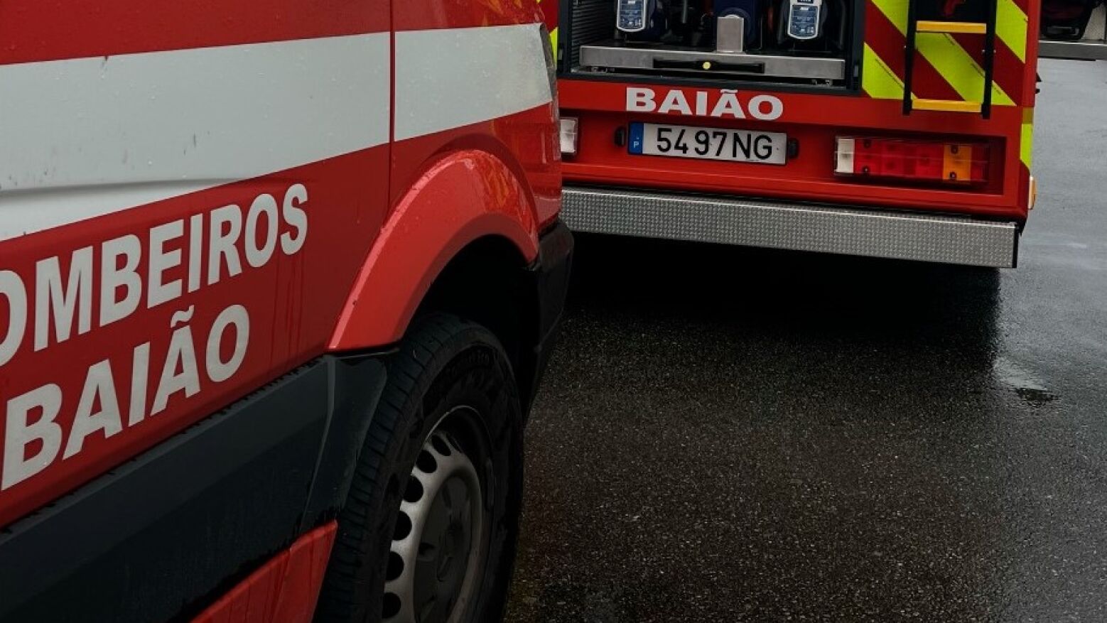 Dois acidentes mobilizam bombeiros no concelho de Baião
