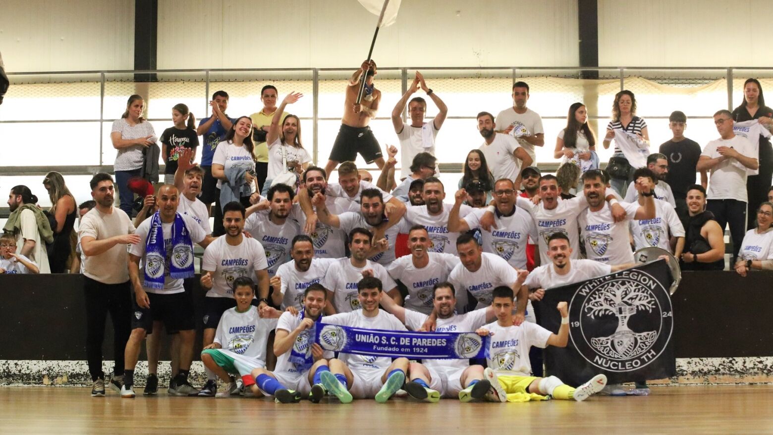 União SC Paredes sagra-se campeão da da 1.ª Divisão da AF Porto em futsal