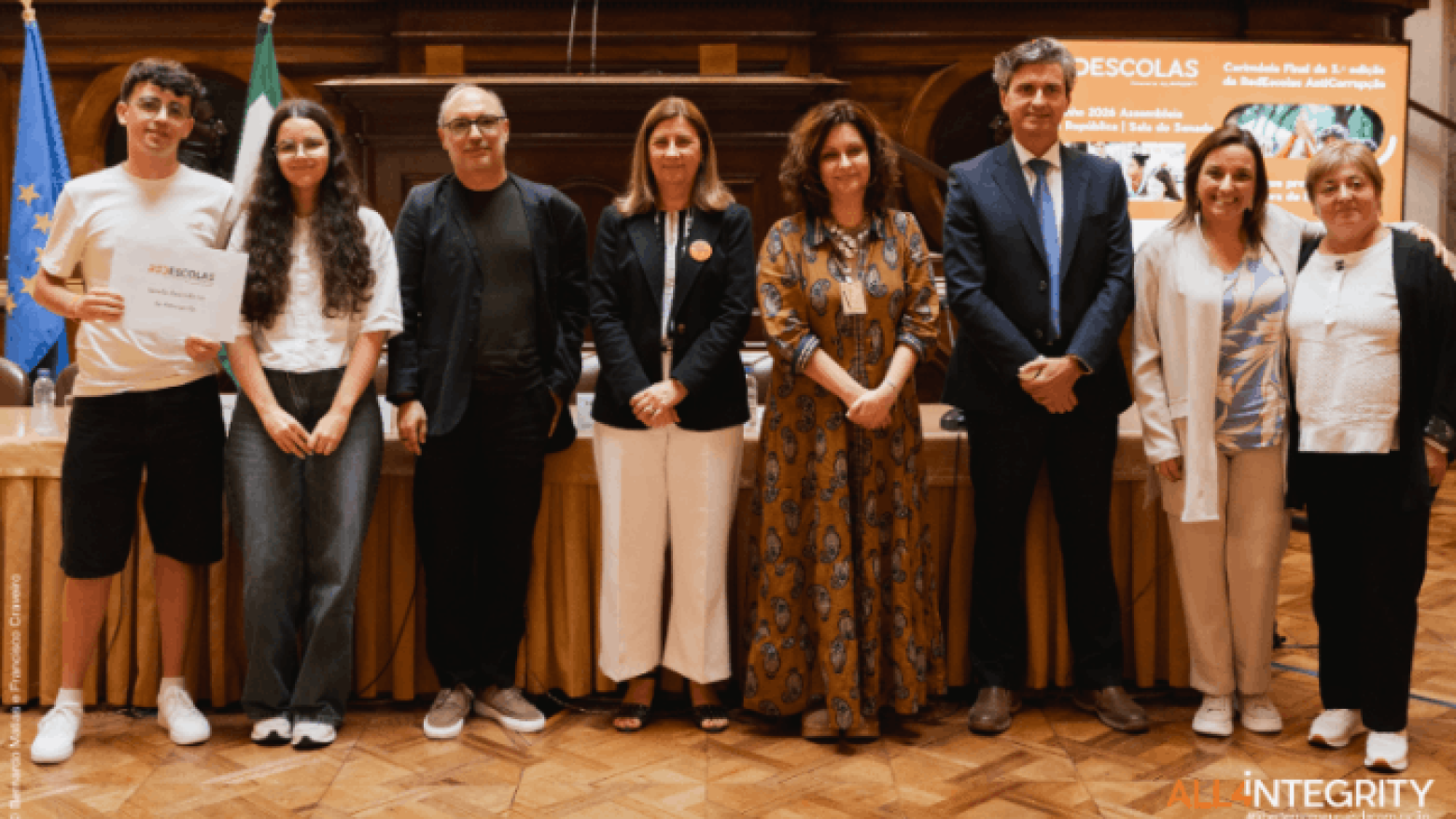 Escola Secund&aacute;ria de Amarante conquista novamente o Selo Ouro na Assembleia da Rep&uacute;blica