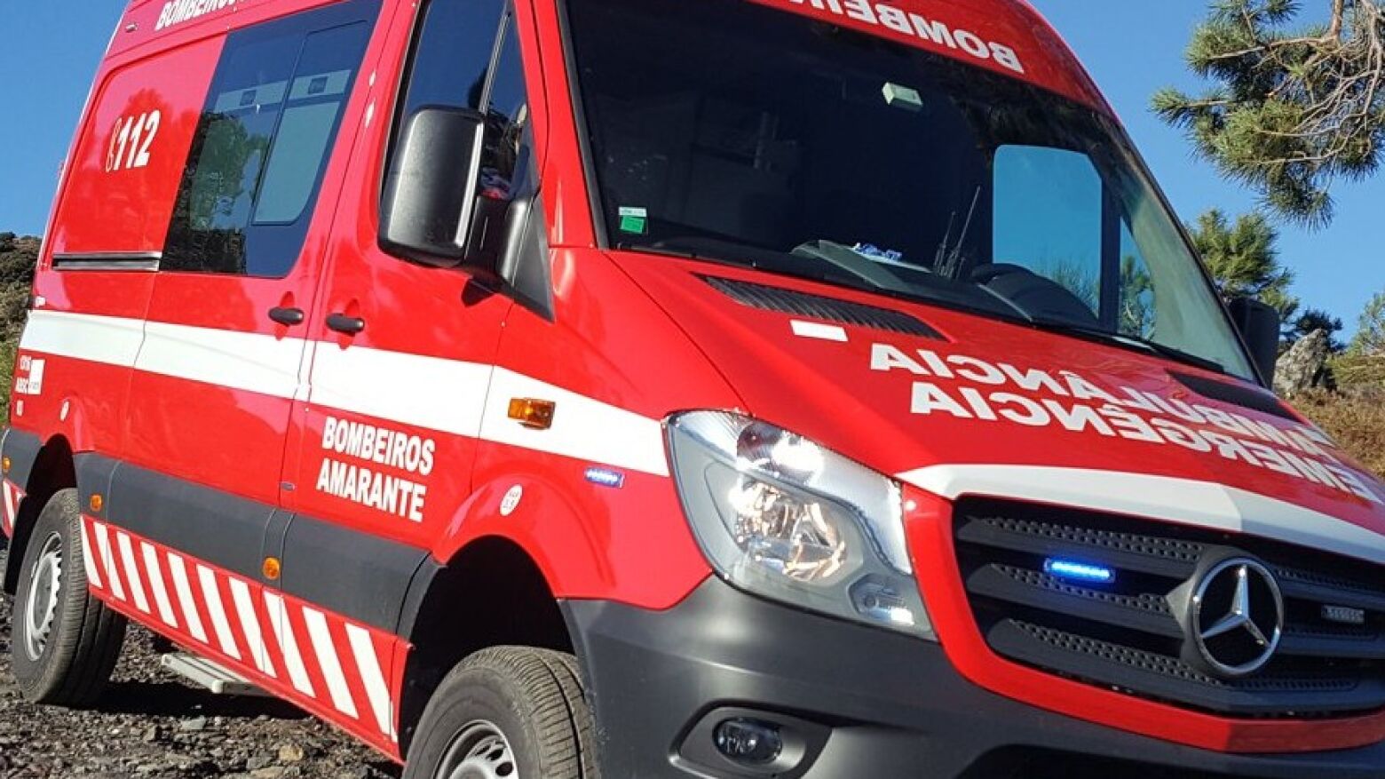 Amarante: Dois feridos após colisão rodoviária