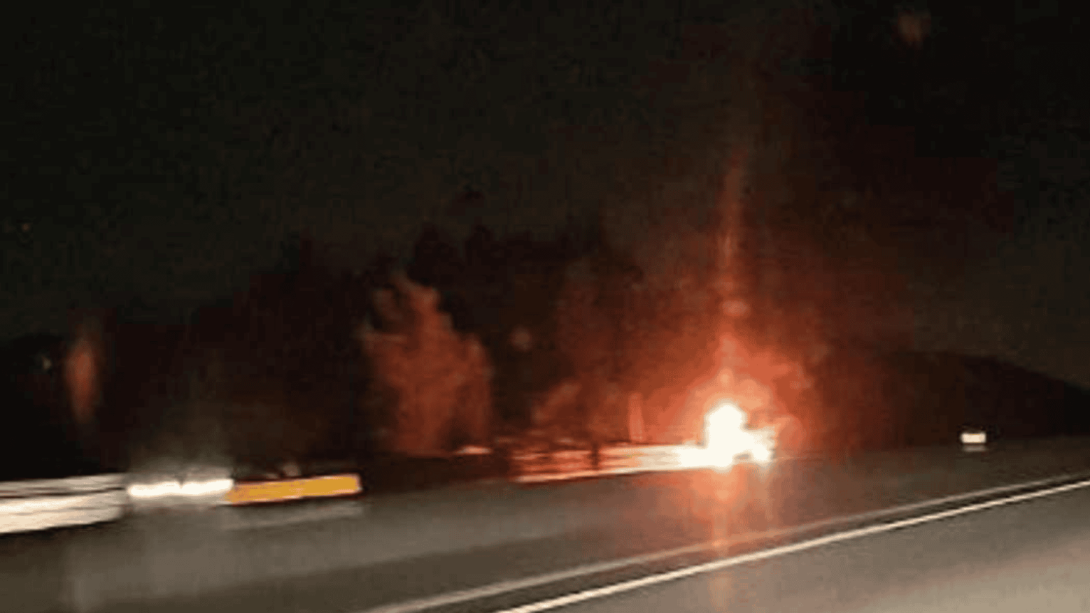 Bombeiros de Valongo acionados para incêndio rodoviário na A41 em Aguiar de Sousa, Paredes