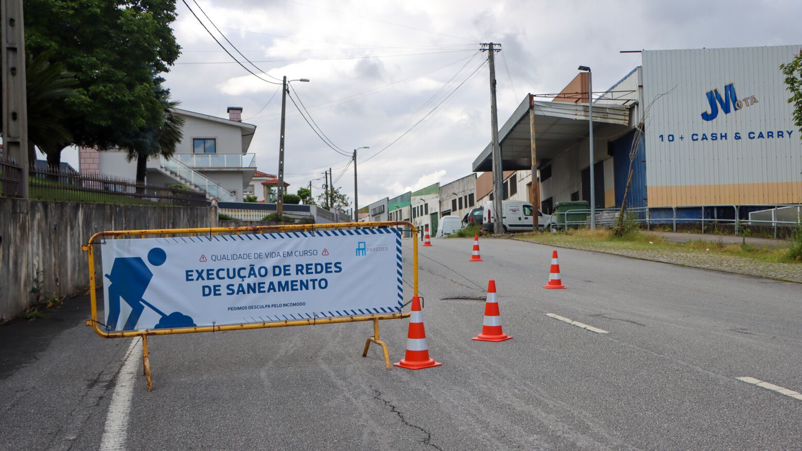 Paredes: Iniciada construção da rede de saneamento em Vilarinho de Cima, Gandra