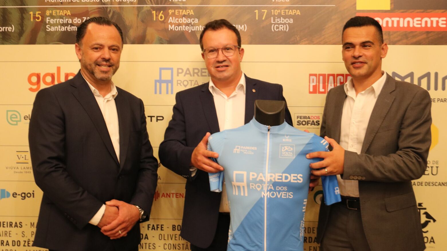 Paredes estreia-se como patrocinador da Camisola Azul na 86.ª Volta a Portugal