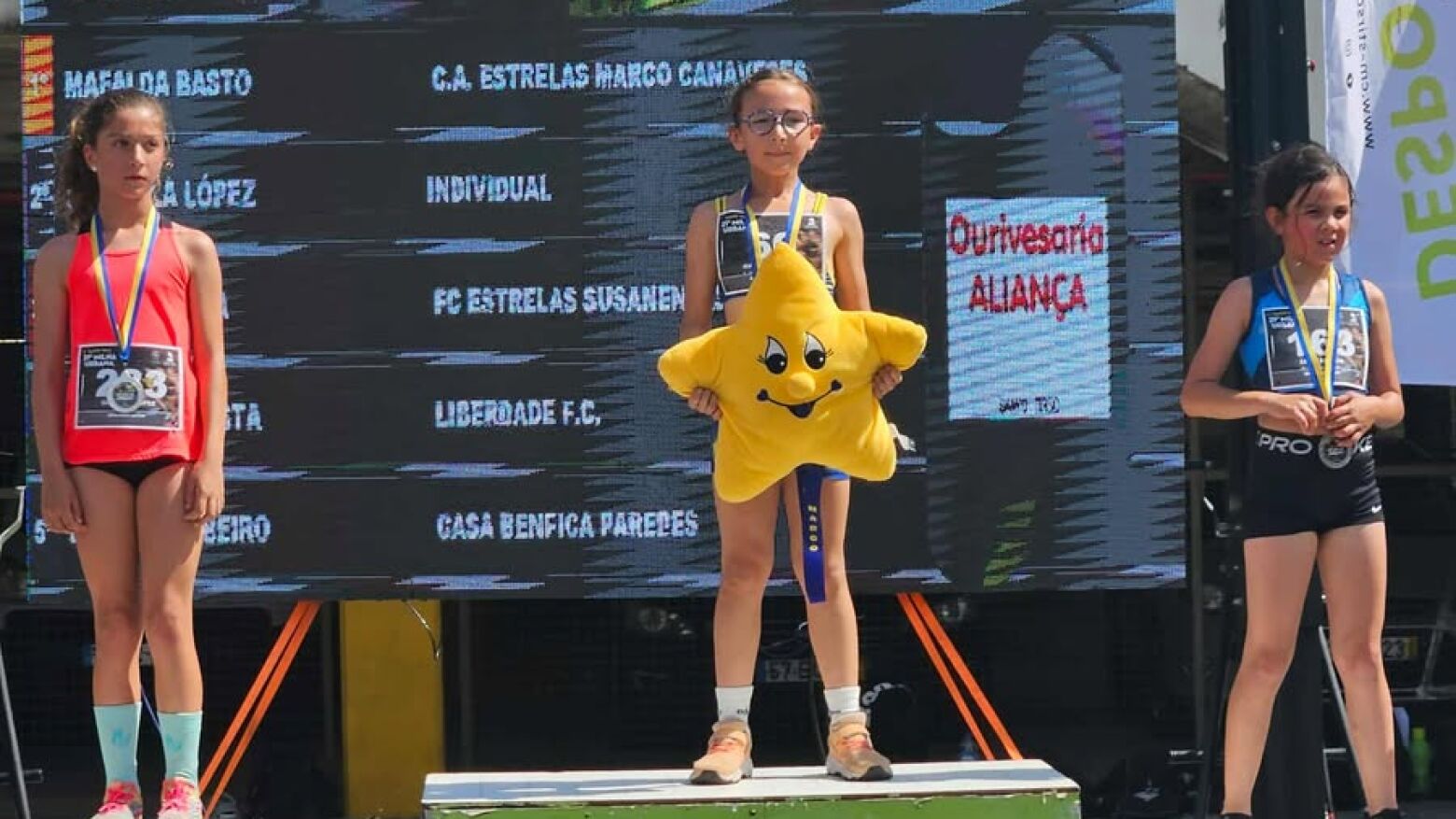 Clube Atletismo Estrelas do Marco conquistou vários pódios no último fim de semana