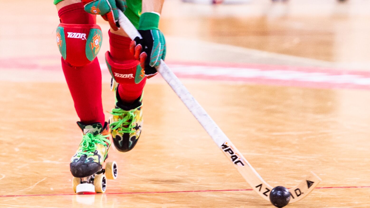 Rafael Bessa afasta pressão no ataque ao Europeu de hóquei em patins