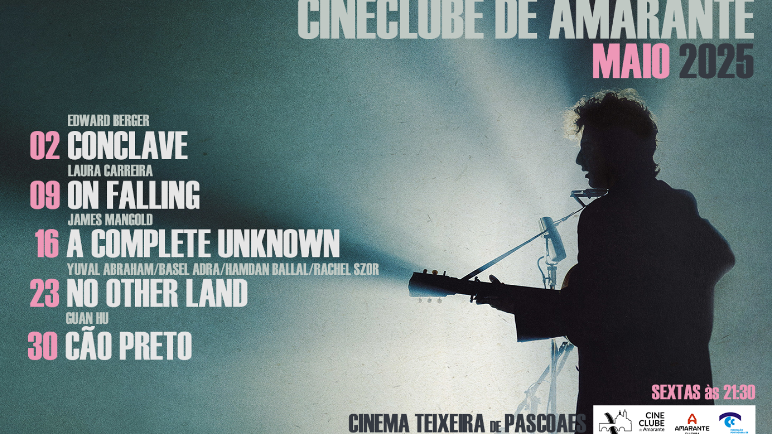 Conheça a programação de maio do Cineclube de Amarante