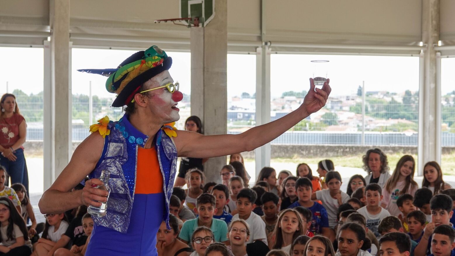 Palhaço animou alunos do Centro Escolar de Freamunde no âmbito do Ano Municipal da Infância