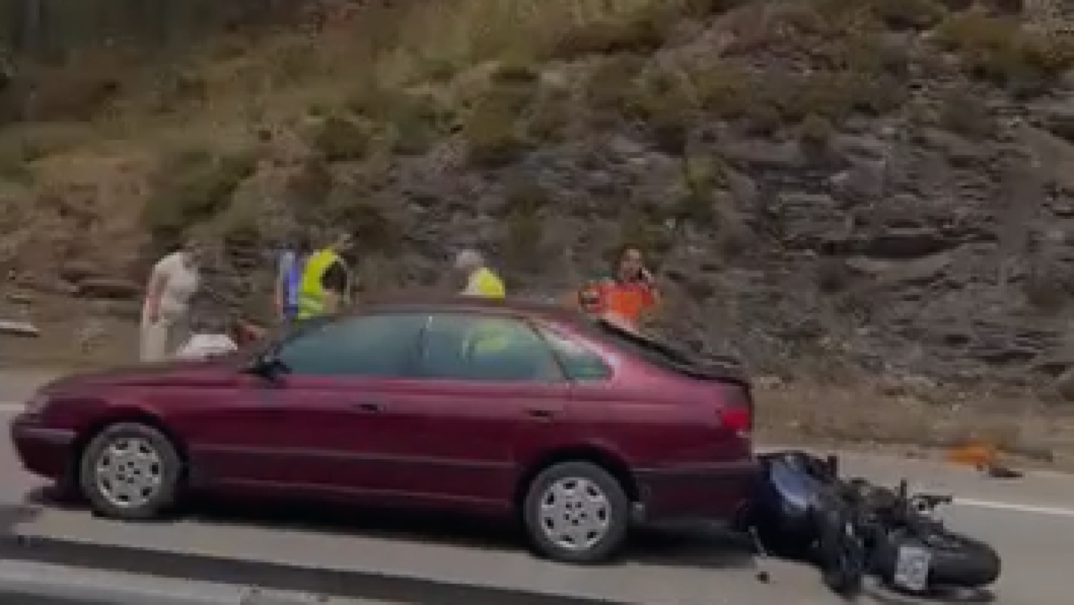 Ferido grave em colisão entre motociclo e carro na A4