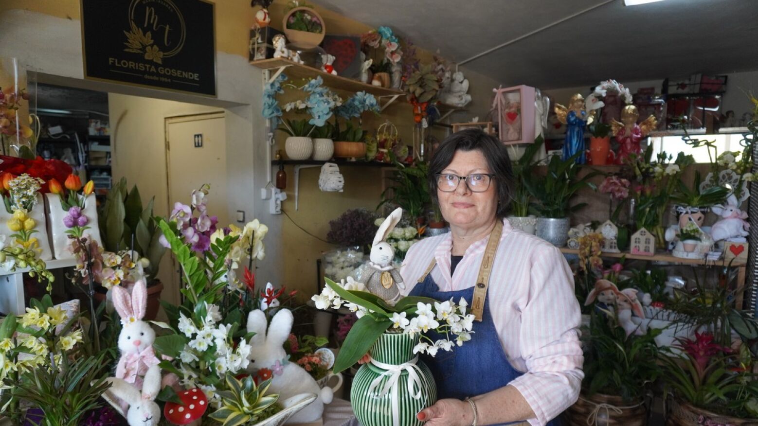 Maria Tavares, a Florista de Gosende que cria peças únicas há mais de 30 anos