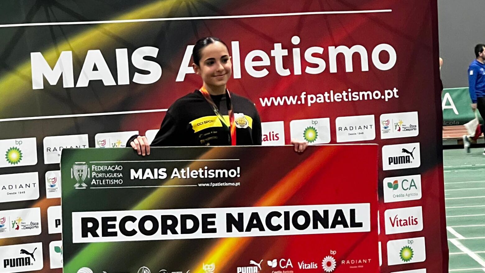 Atletismo: Mariana Moreira sagra-se bicampeã nacional e bate novo recorde histórico em Pombal