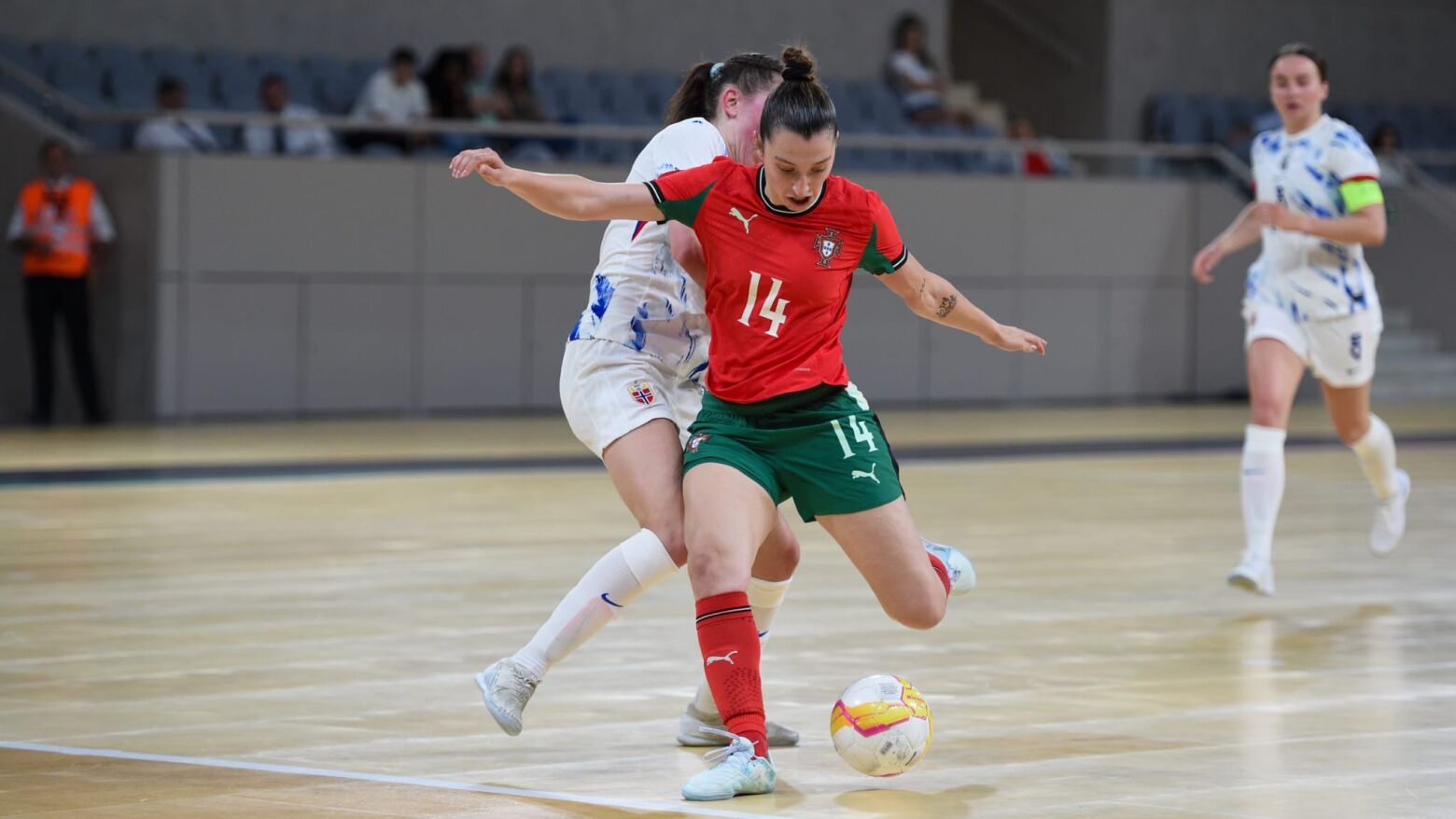 Penafiel: Atleta do FC Águias de Santa Marta, Andreia Gonçalves estreou-se pela Seleção Nacional de Futsal Feminino