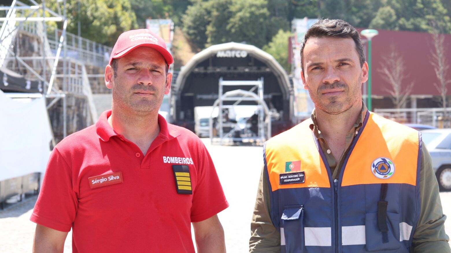 Bombeiros e Proteção Civil unem-se para promover a segurança das Festas do Marco 2025