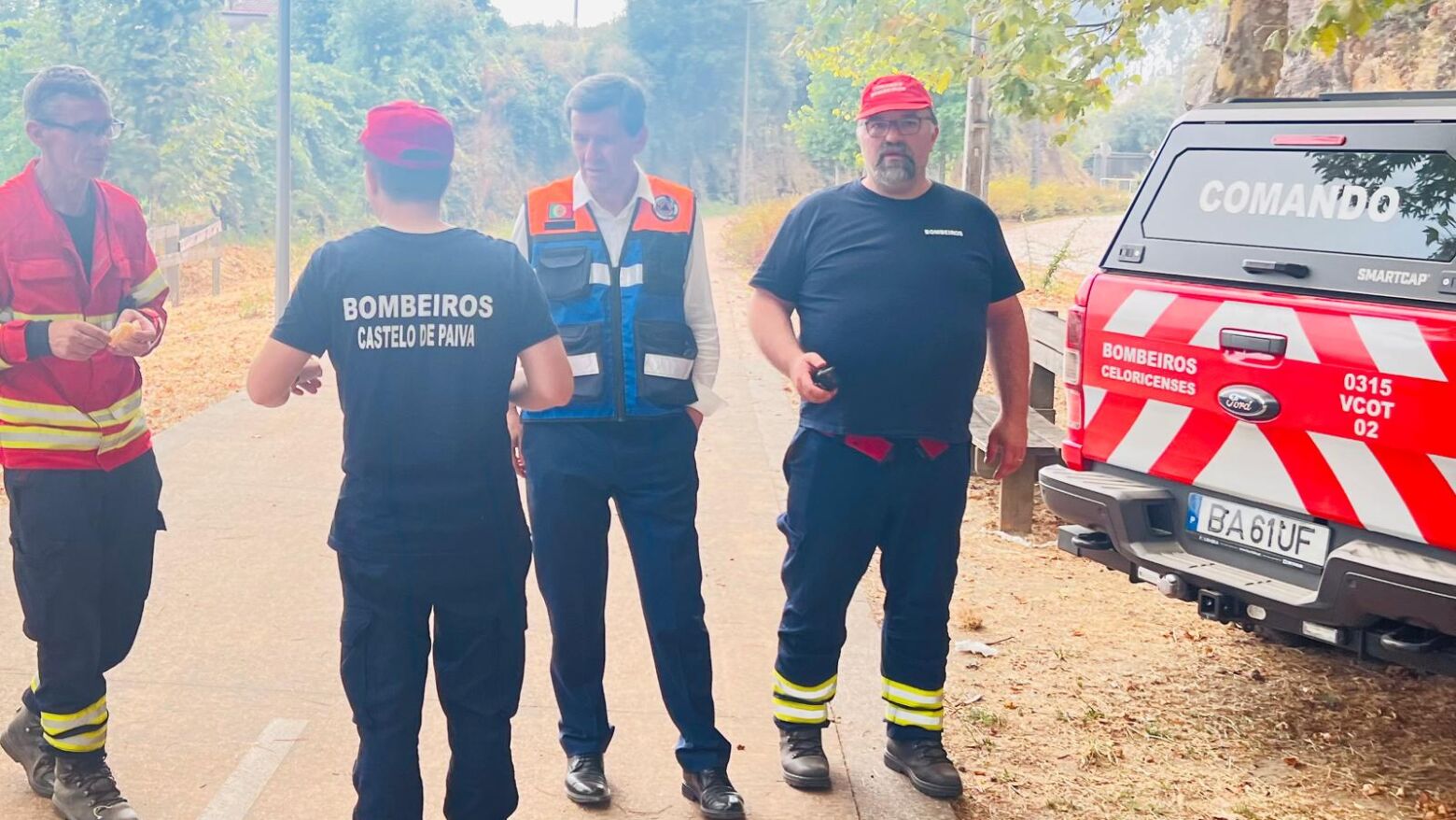 Celorico de Basto: Incêndio em Lourido, Arnoia, está em fase de rescaldo após combate exigente