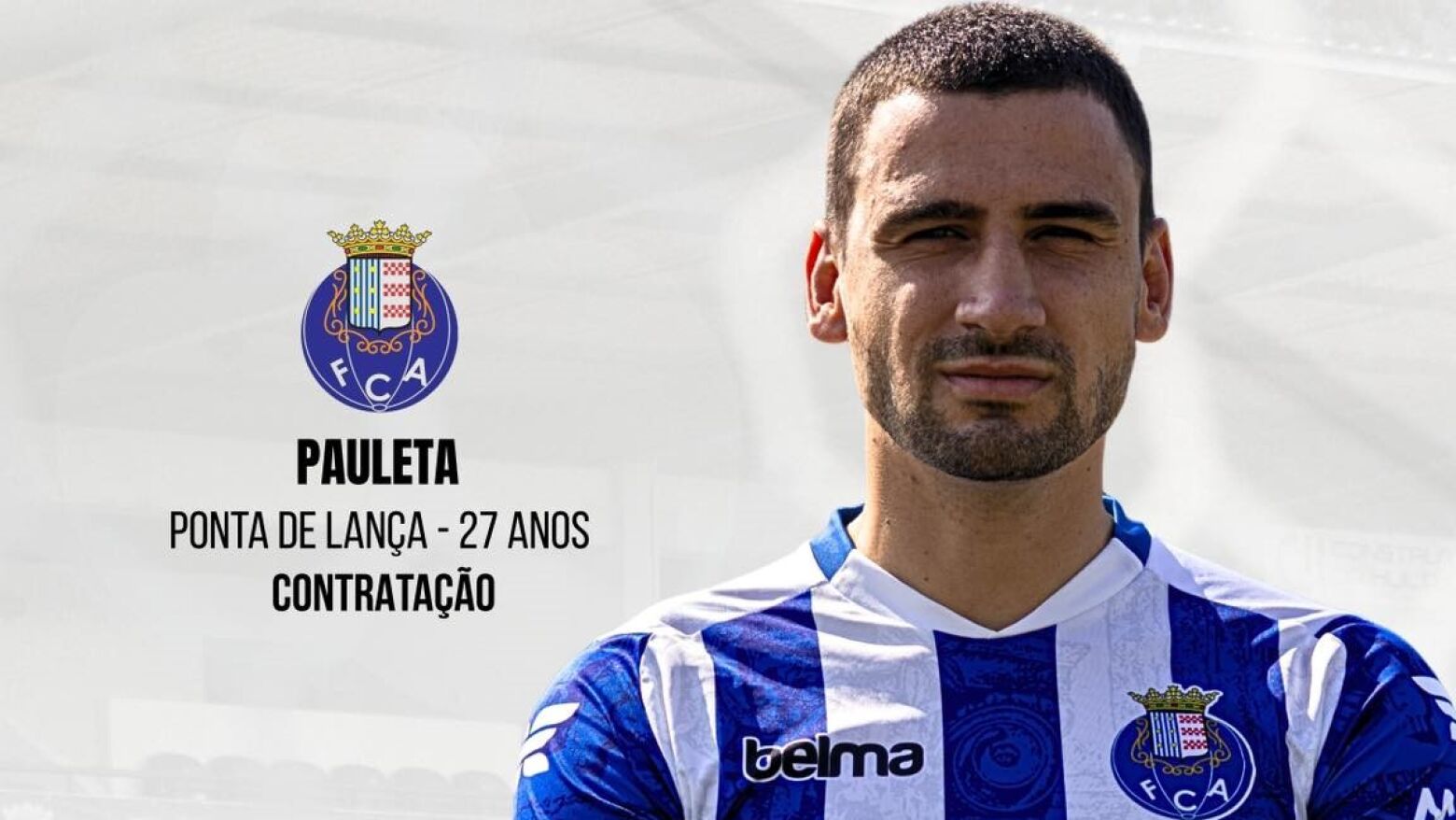 Pedro Pauleta é o primeiro reforço do FC Alpendorada para 2025/2026
