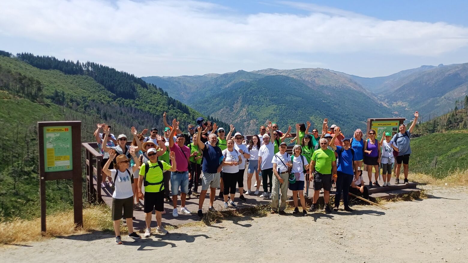 Marco: AARO promoveu fim de semana de descoberta na Serra da Estrela com forte adesão