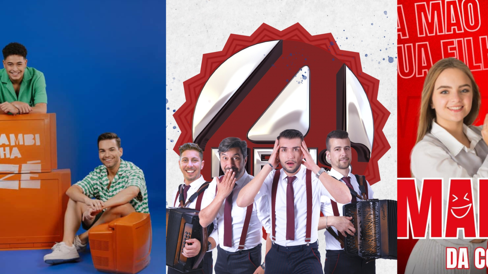 Sambinha do Zé, 4 Mens e Marotos da Concertina vão animar as Festas em Honra de Santa Eulália de Constance em Marco de Canaveses