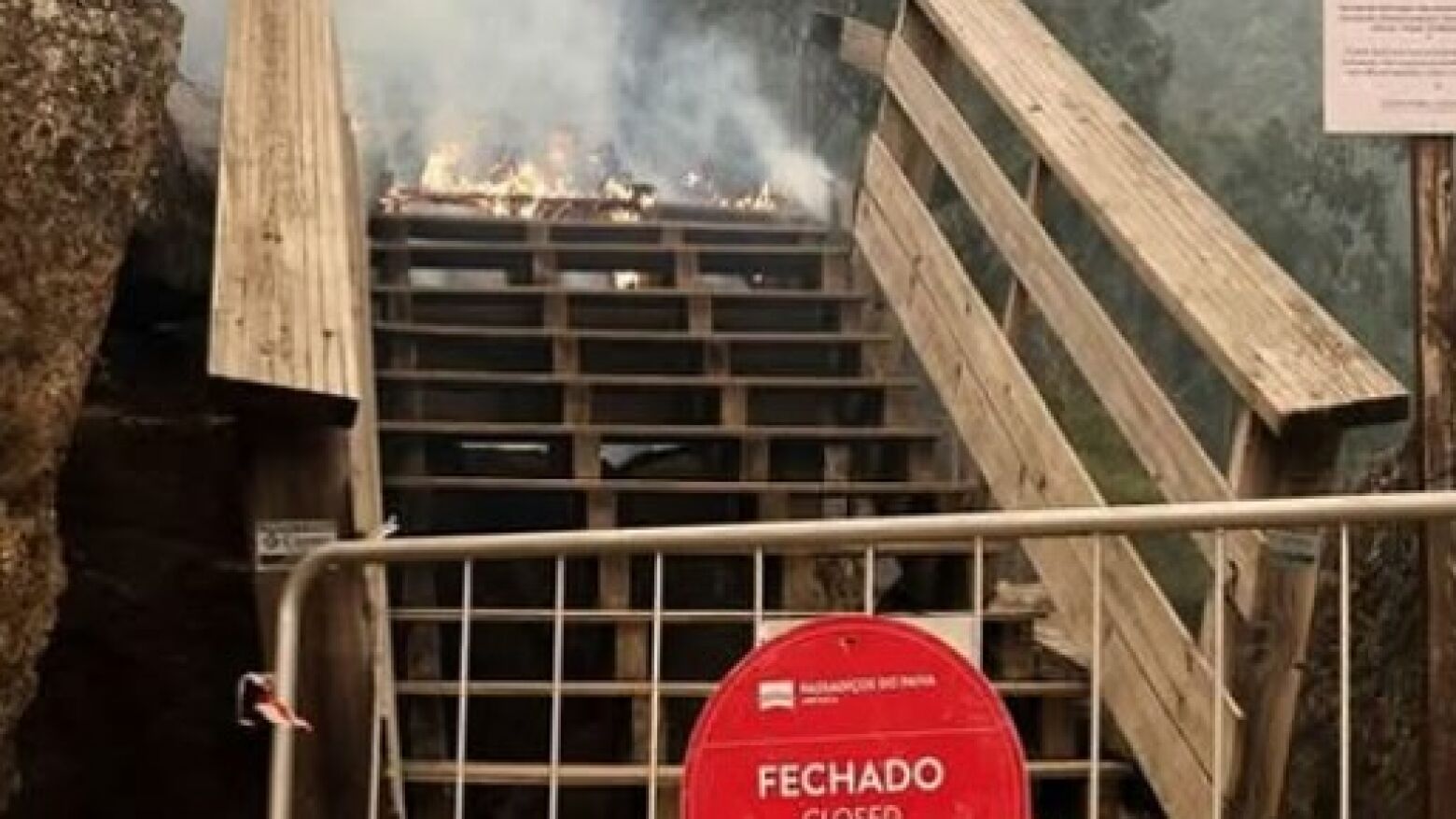 Passadiços do Paiva voltam a arder