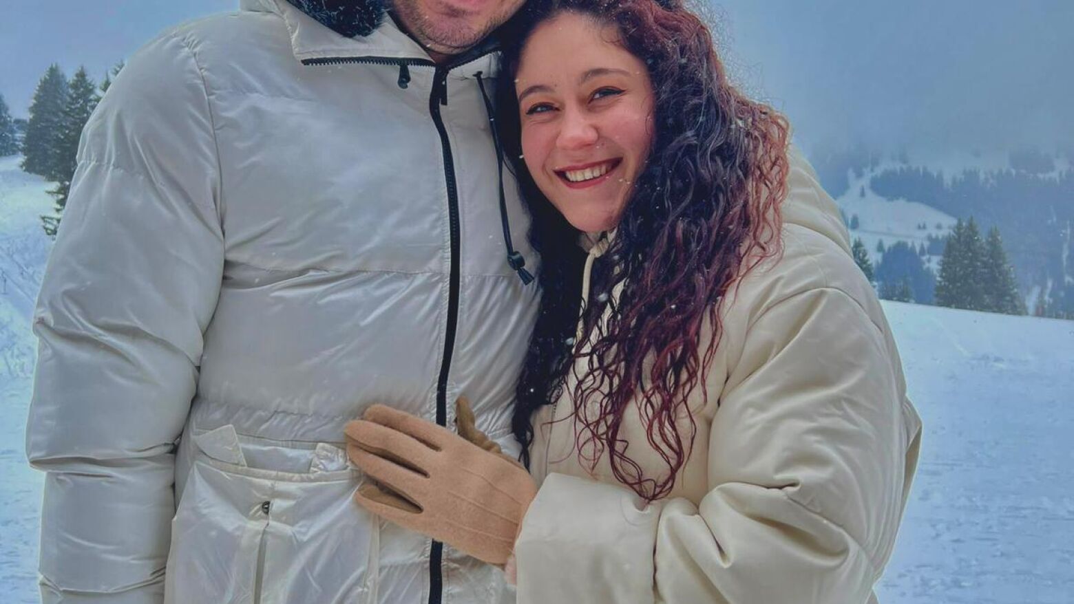 Apesar de conterrâneos, foi na Suíça que Daniela e José se conheceram e criaram uma história de amor
