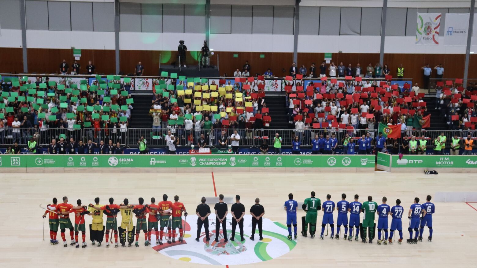 Portugal perde frente à Itália na estreia do Europeu de hóquei em patins