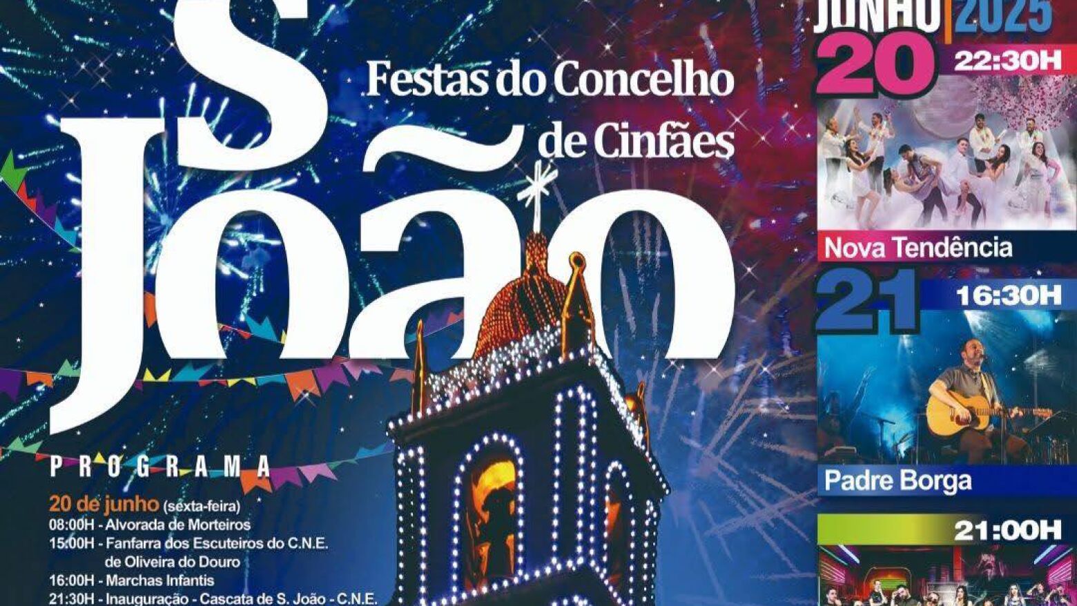 Festas de São João 2025 prometem animação sem parar em Cinfães