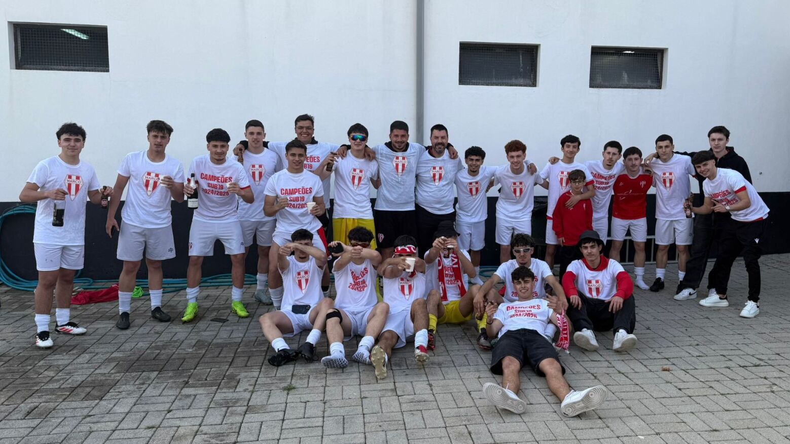 Sub-19 do Marco 09 sagram-se campeões e sobem à 1.ª Divisão distrital