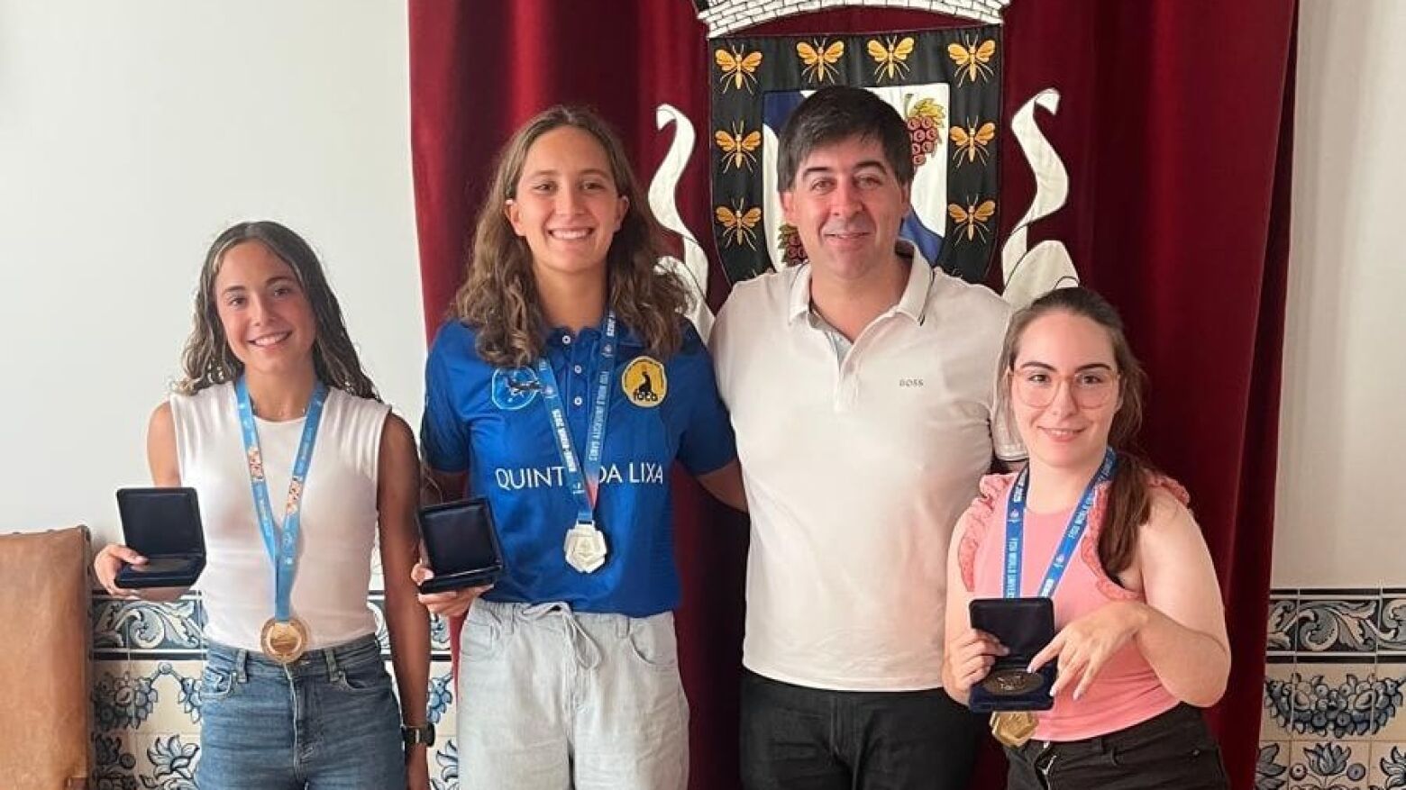 Francisca Martins, Mónica Costa e Mariana Moreira distinguidas pelo Município de Felgueiras por conquistas internacionais