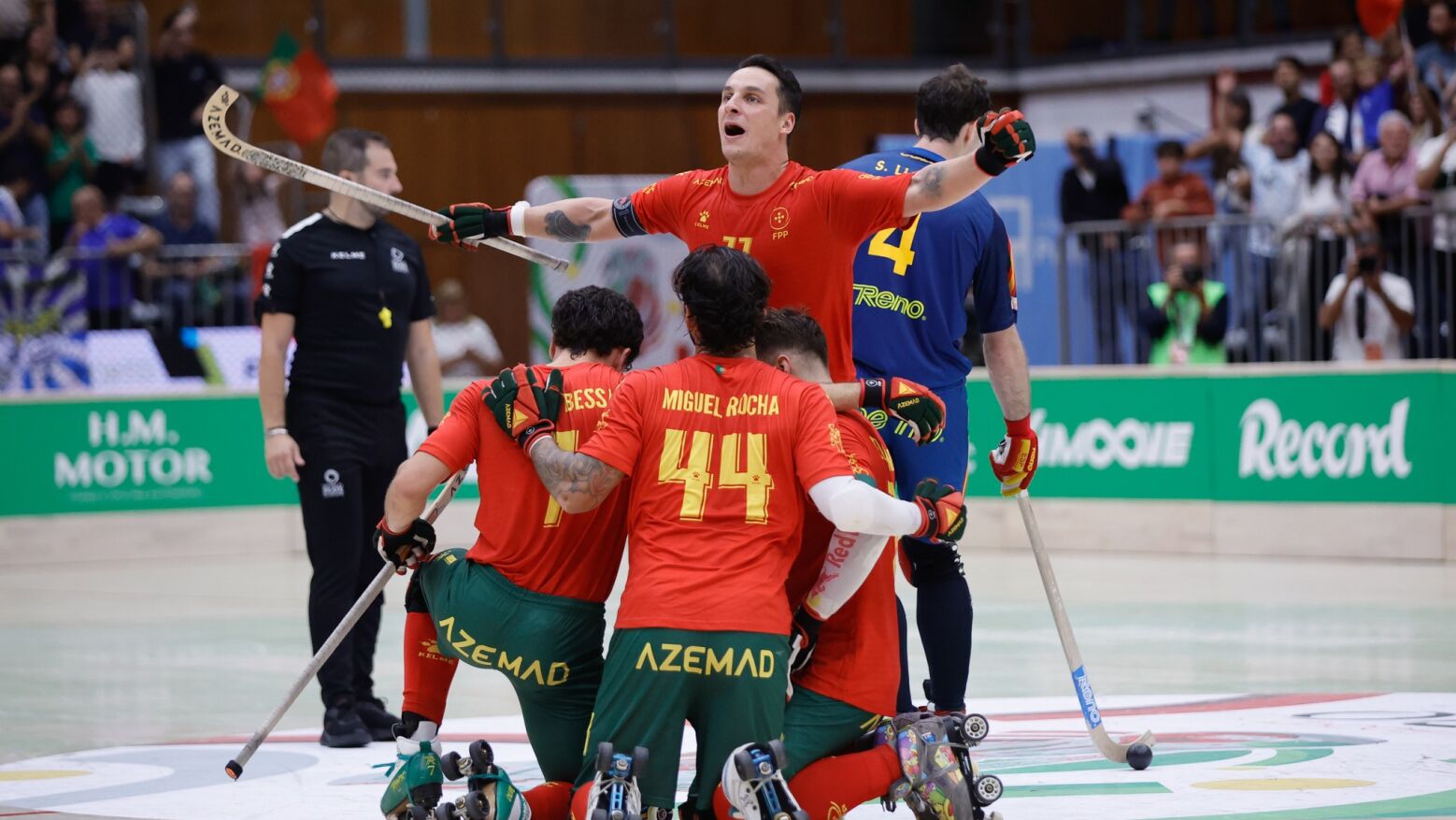 Portugal vence Espanha nos penáltis e garante lugar na final do Europeu de hóquei em patins
