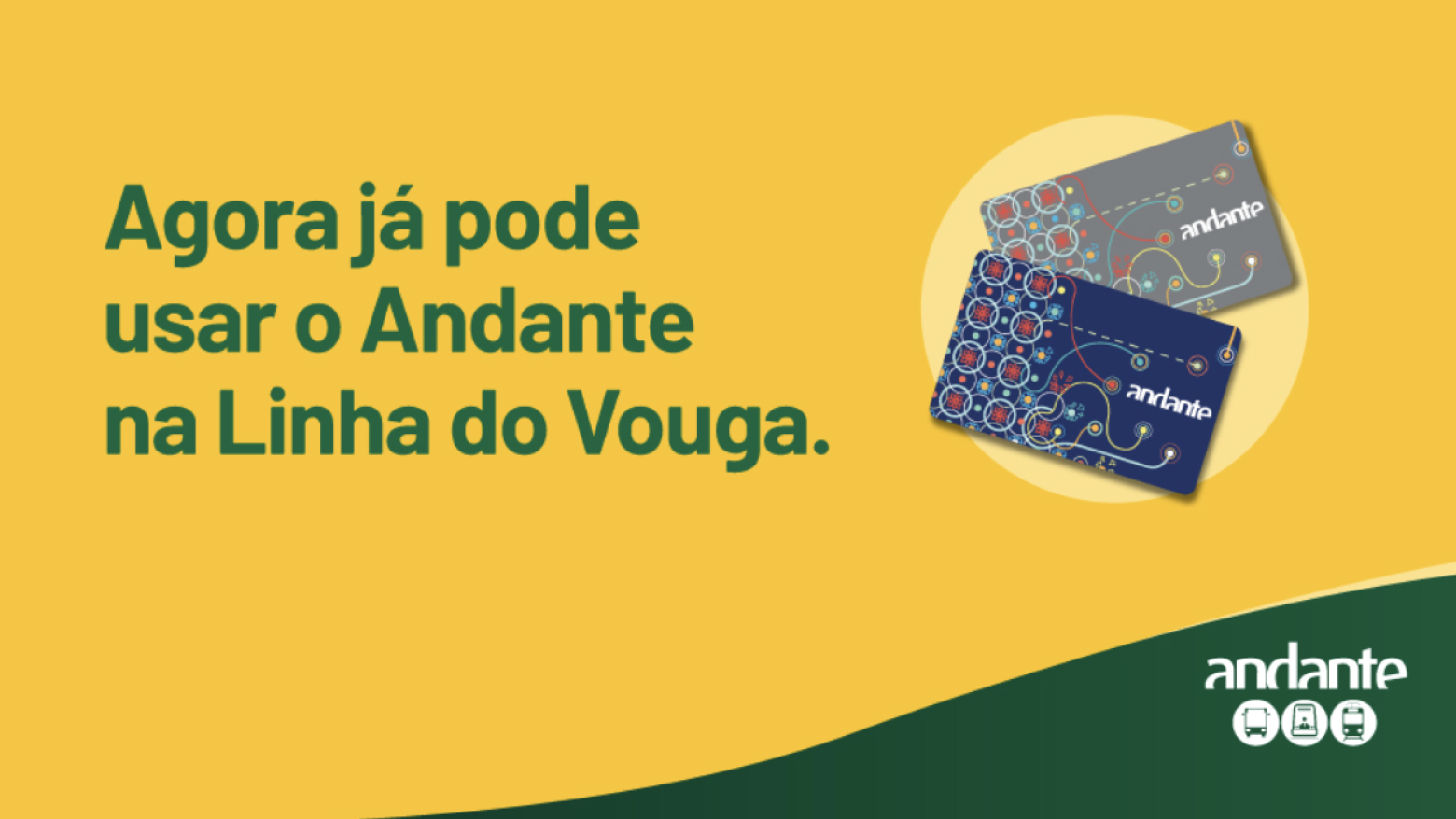 Andante já pode ser utilizado na Linha do Vouga entre Espinho e Oliveira de Azeméis