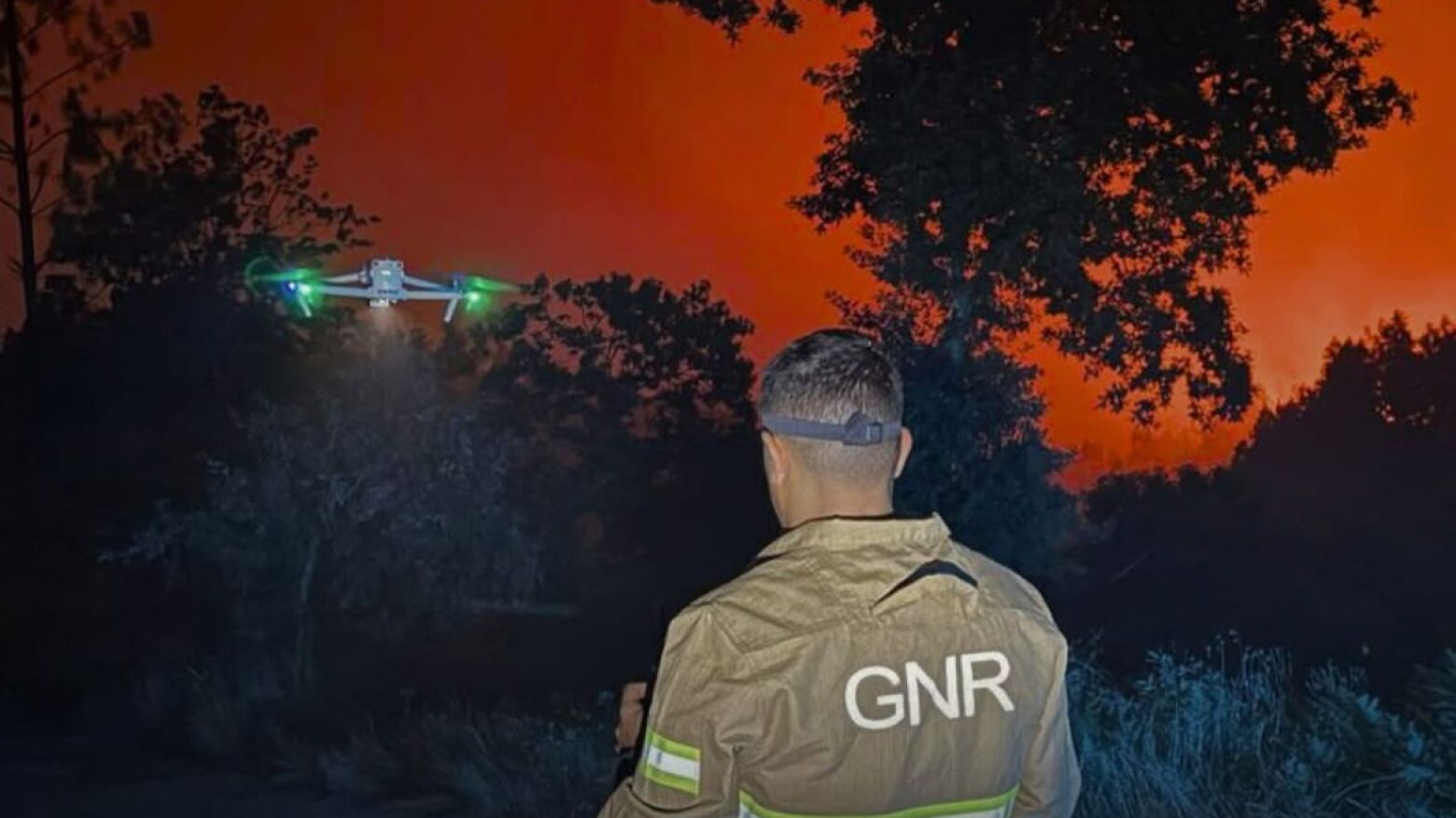 GNR divulga atualização de vias interditas à circulação devido a incêndios rurais