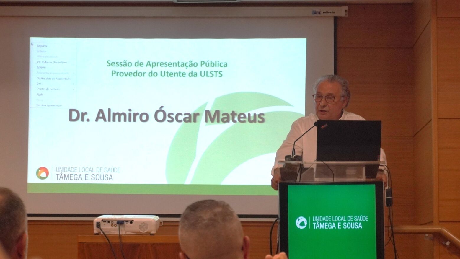 “Não serei um provedor de gabinete fechado”: Almiro Mateus assume cargo de Provedor do Utente da ULSTS