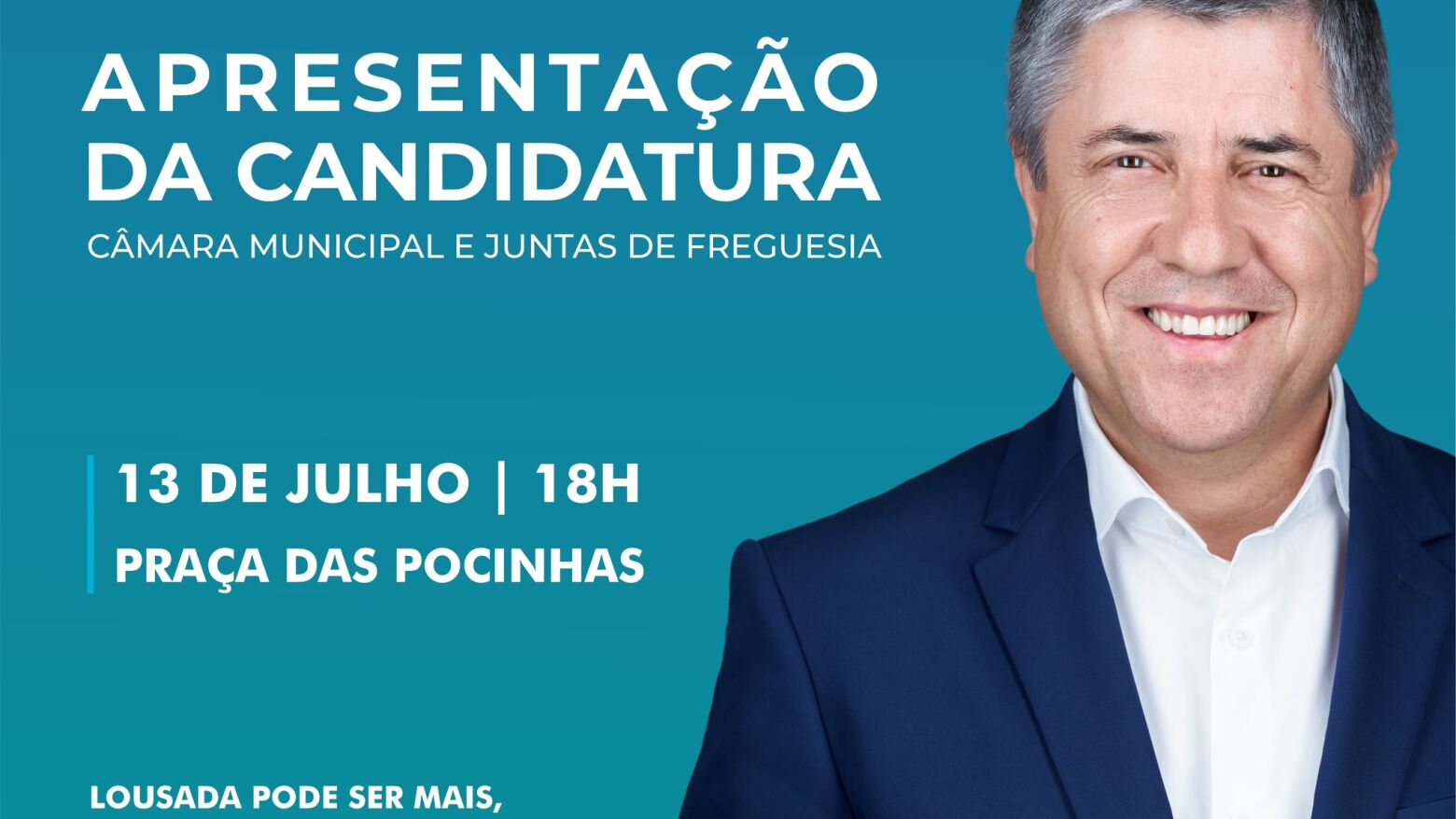 Coligação “Lousada no Coração” apresenta candidatos este domingo na Praça das Pocinhas