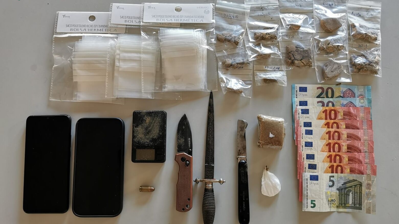 Jovem de 17 anos detido por tráfico de droga em Paços de Ferreira