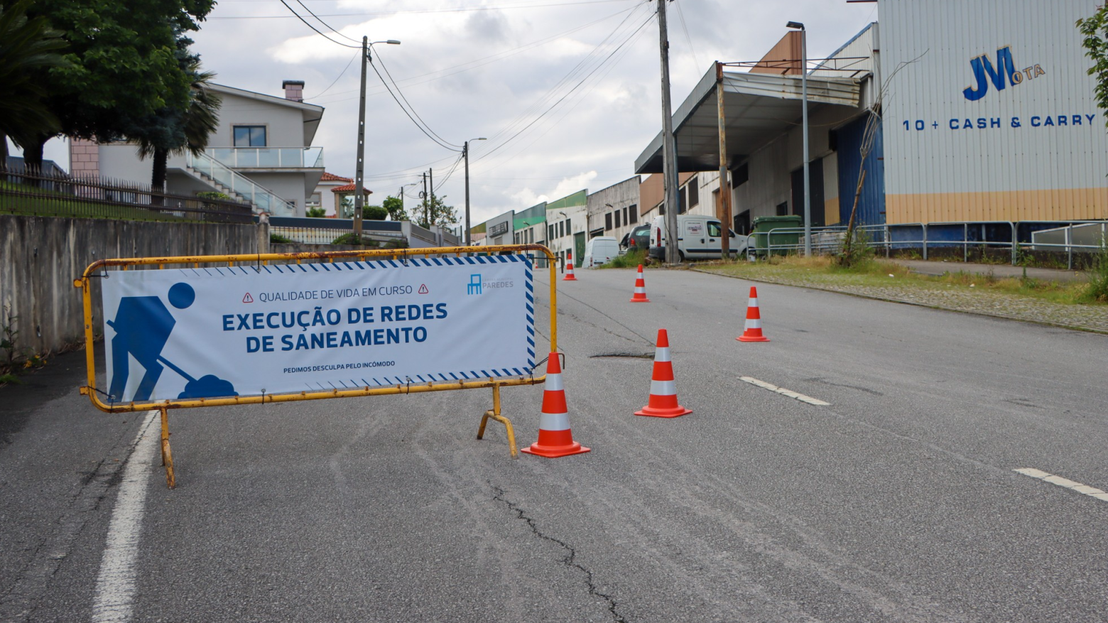 Câmara de Paredes avança com mais 5 km de rede de saneamento em Gandra