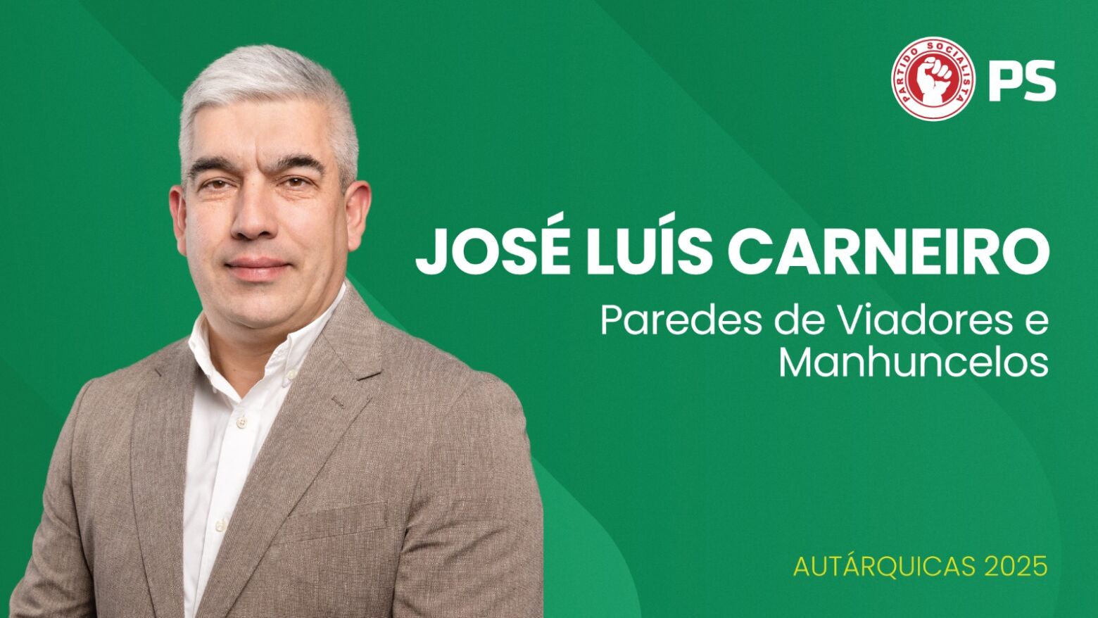 PS/Marco: José Luís Carneiro candidata-se à Junta de Paredes de Viadores e Manhuncelos