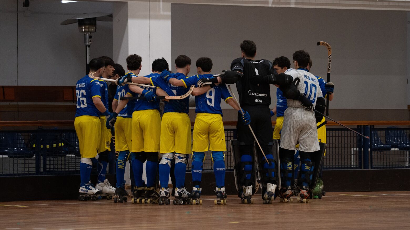 H&oacute;quei Patins: HC Marco sub-23 goleia HC Pa&ccedil;o de Rei e sobe ao quarto lugar