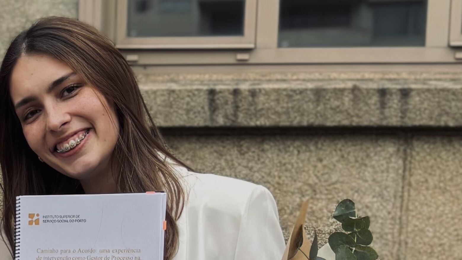 Filipa Moreira acabou agora o curso em Serviço Social e já tem trabalho