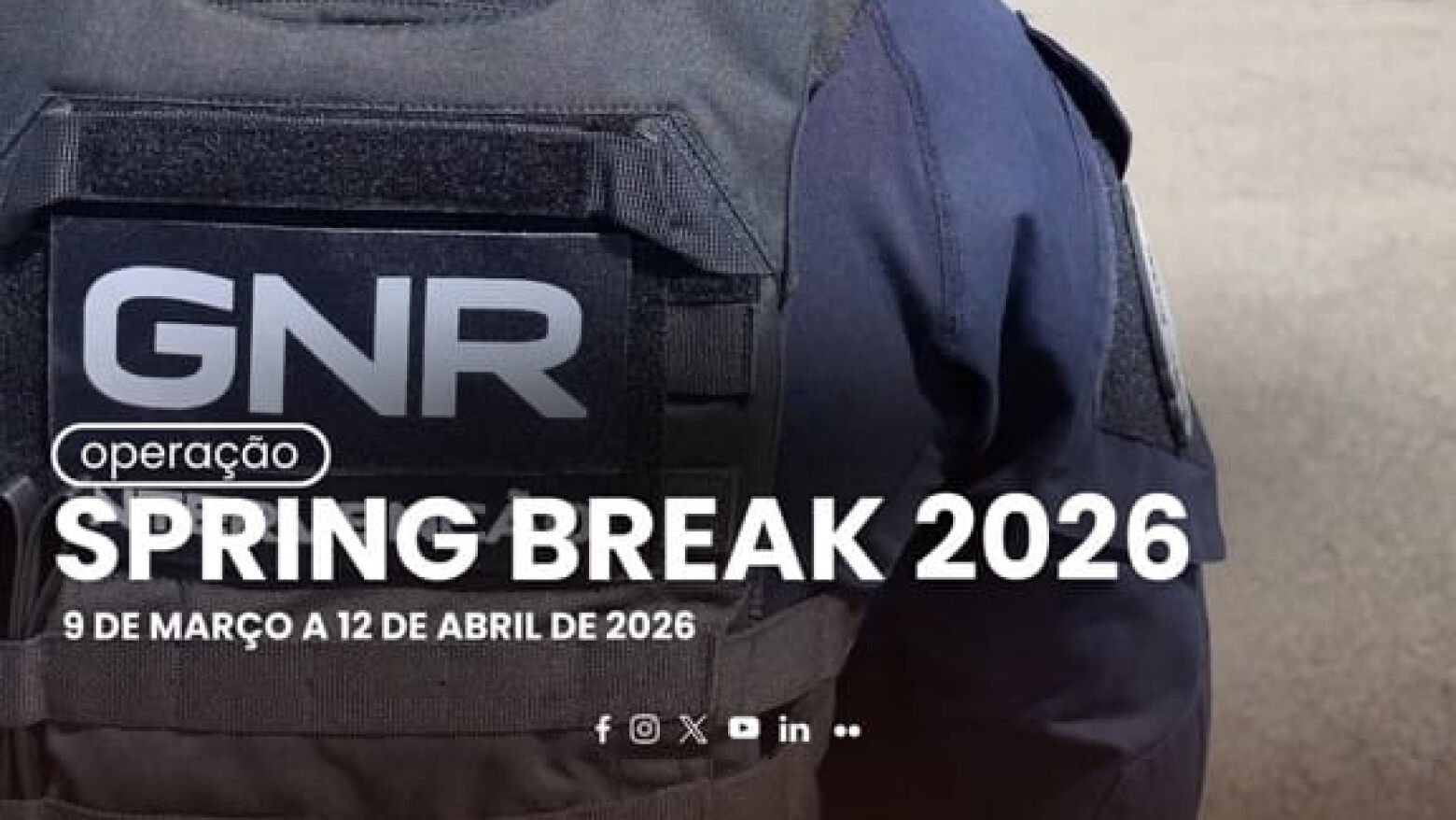 GNR lan&ccedil;a Opera&ccedil;&atilde;o &ldquo;Spring Break 2026&rdquo;: Foco na seguran&ccedil;a e preven&ccedil;&atilde;o em viagens de finalistas
