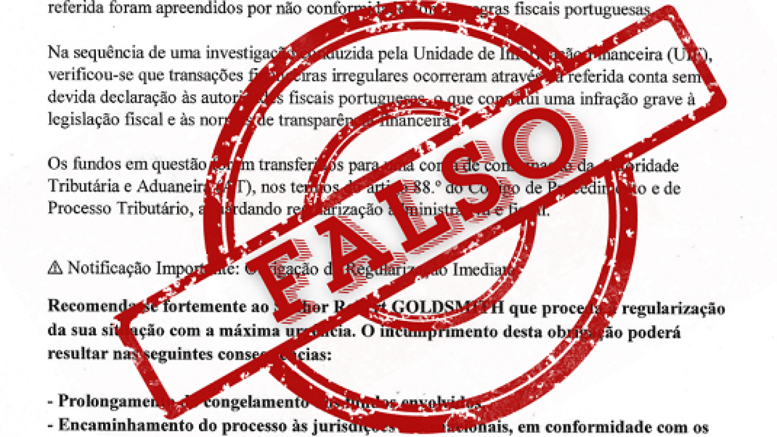 PJ alerta para nova burla de envio de cartas e de documentação falsas