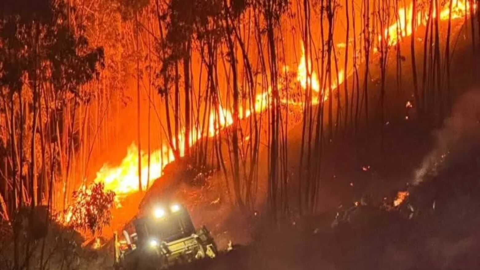 Incêndio em Arouca com menor intensidade, mas já consumiu 4.000 hectares