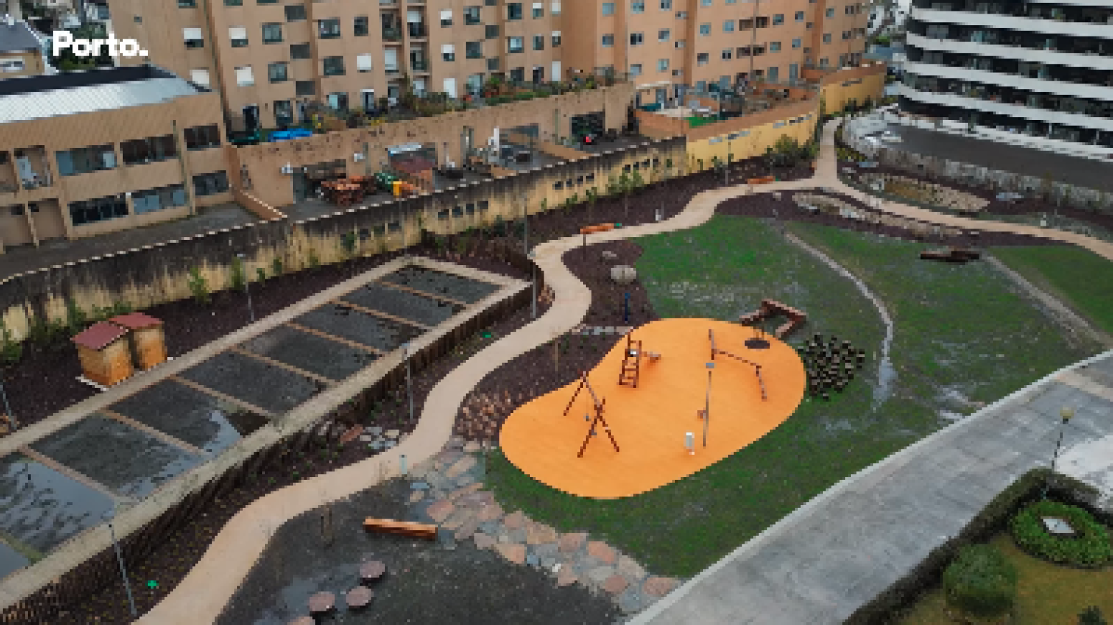 Porto transforma terreno baldio em Ramalde num novo jardim de 784 mil euros
