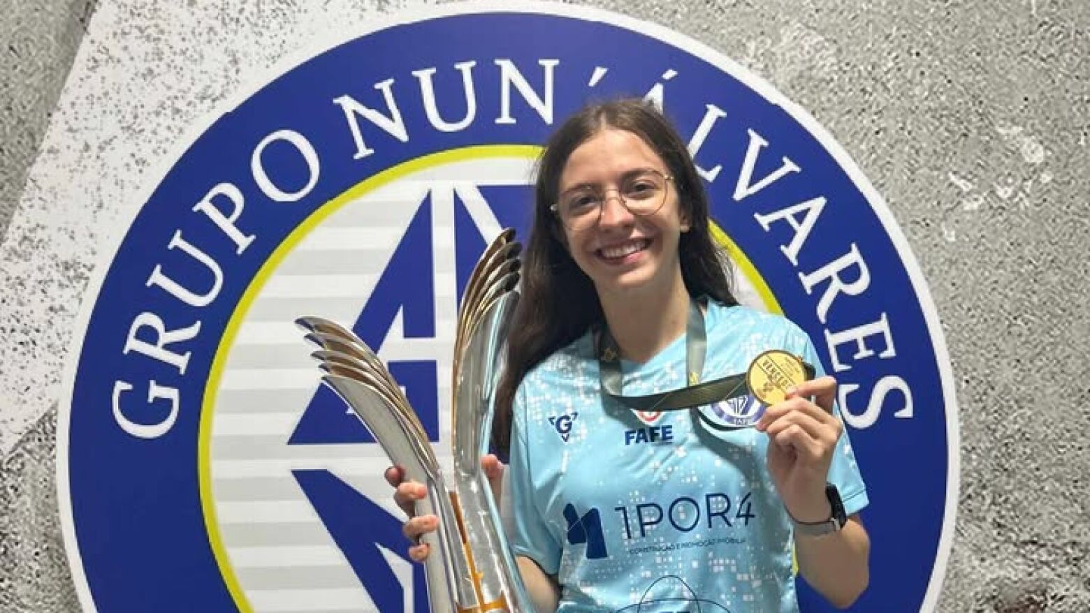 Paredense Sofia Reis Barbosa conquista Supertaça Nacional de Futsal Feminino pelo Nun’Álvares