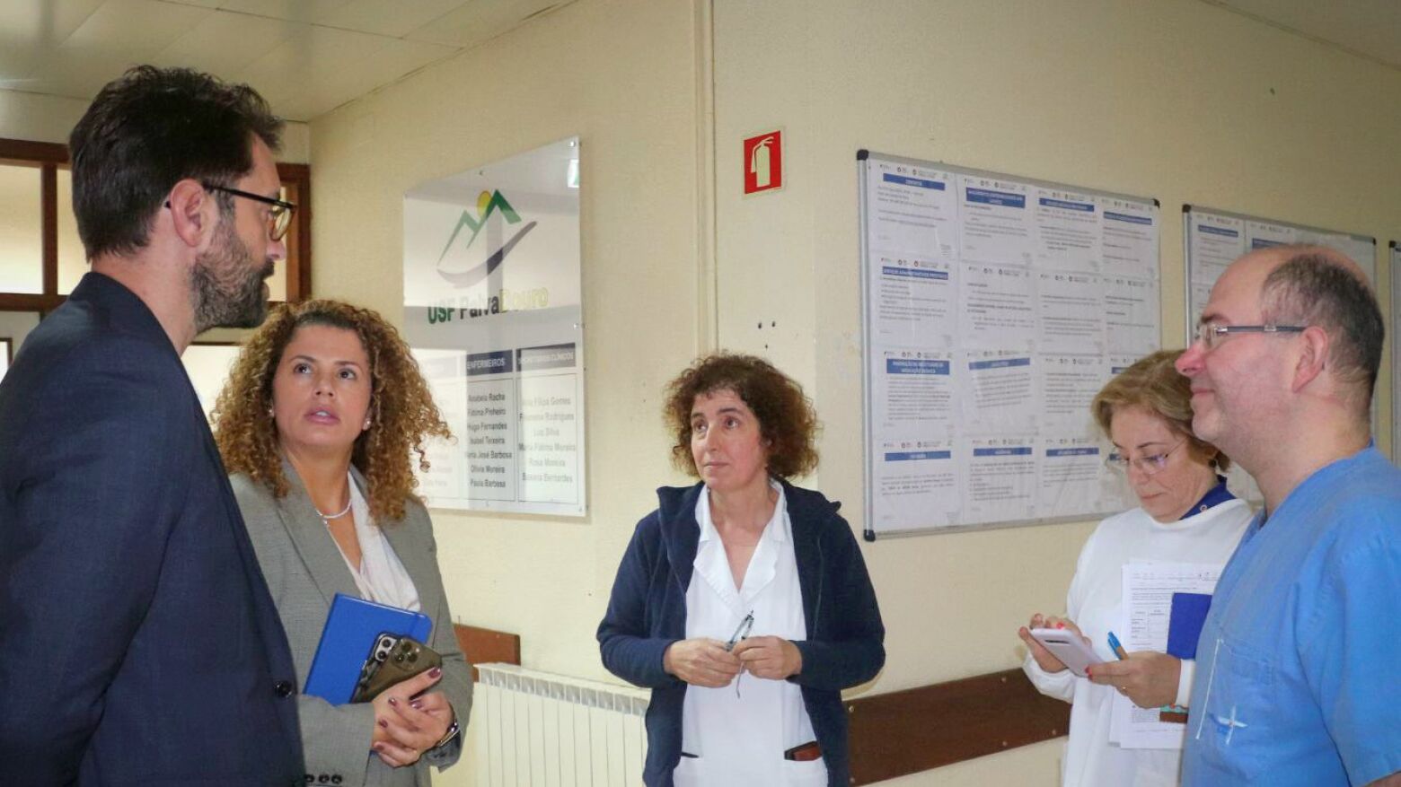 Presidente da C&acirc;mara de Castelo de Paiva visita USF e UCC para refor&ccedil;ar coordena&ccedil;&atilde;o na sa&uacute;de