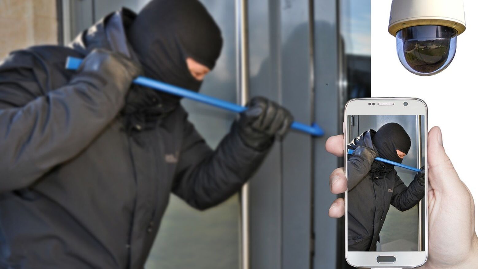 Ladrão encapuzado assalta padaria em Lousada e volta para buscar o pé de cabra